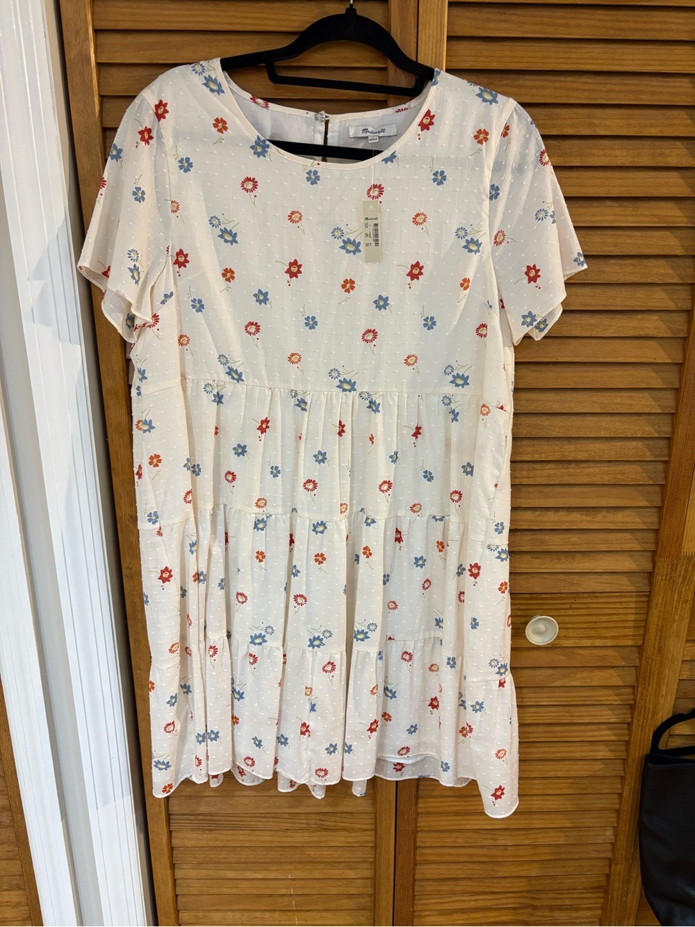 MADEWELL DRESS IN CLIPDIT FKORAL HEYDAY